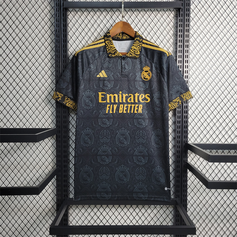 23/24 Real Madrid Black Concept Edition Jersey - Fans Version